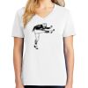 1-DAY RUSH NO MINIMUM Ladies V-Neck Short Sleeve T-Shirt Thumbnail