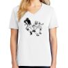 1-DAY RUSH NO MINIMUM Ladies V-Neck Short Sleeve T-Shirt Thumbnail