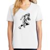1-DAY RUSH NO MINIMUM Ladies V-Neck Short Sleeve T-Shirt Thumbnail