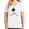 1-DAY RUSH NO MINIMUM Ladies V-Neck Short Sleeve T-Shirt Thumbnail