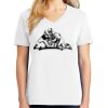 1-DAY RUSH NO MINIMUM Ladies V-Neck Short Sleeve T-Shirt Thumbnail