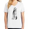 1-DAY RUSH NO MINIMUM Ladies V-Neck Short Sleeve T-Shirt Thumbnail