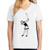 1-DAY RUSH NO MINIMUM Ladies V-Neck Short Sleeve T-Shirt Thumbnail