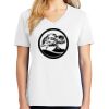 1-DAY RUSH NO MINIMUM Ladies V-Neck Short Sleeve T-Shirt Thumbnail