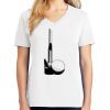 1-DAY RUSH NO MINIMUM Ladies V-Neck Short Sleeve T-Shirt Thumbnail