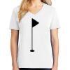 1-DAY RUSH NO MINIMUM Ladies V-Neck Short Sleeve T-Shirt Thumbnail