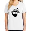 1-DAY RUSH NO MINIMUM Ladies V-Neck Short Sleeve T-Shirt Thumbnail