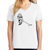 1-DAY RUSH NO MINIMUM Ladies V-Neck Short Sleeve T-Shirt Thumbnail