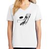 1-DAY RUSH NO MINIMUM Ladies V-Neck Short Sleeve T-Shirt Thumbnail