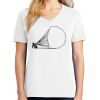 1-DAY RUSH NO MINIMUM Ladies V-Neck Short Sleeve T-Shirt Thumbnail