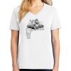 1-DAY RUSH NO MINIMUM Ladies V-Neck Short Sleeve T-Shirt Thumbnail