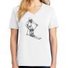 1-DAY RUSH NO MINIMUM Ladies V-Neck Short Sleeve T-Shirt Thumbnail