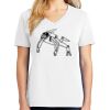 1-DAY RUSH NO MINIMUM Ladies V-Neck Short Sleeve T-Shirt Thumbnail