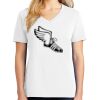 1-DAY RUSH NO MINIMUM Ladies V-Neck Short Sleeve T-Shirt Thumbnail