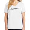 1-DAY RUSH NO MINIMUM Ladies V-Neck Short Sleeve T-Shirt Thumbnail