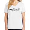 1-DAY RUSH NO MINIMUM Ladies V-Neck Short Sleeve T-Shirt Thumbnail