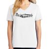 1-DAY RUSH NO MINIMUM Ladies V-Neck Short Sleeve T-Shirt Thumbnail