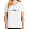 1-DAY RUSH NO MINIMUM Ladies V-Neck Short Sleeve T-Shirt Thumbnail