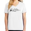 1-DAY RUSH NO MINIMUM Ladies V-Neck Short Sleeve T-Shirt Thumbnail