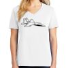 1-DAY RUSH NO MINIMUM Ladies V-Neck Short Sleeve T-Shirt Thumbnail