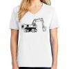 1-DAY RUSH NO MINIMUM Ladies V-Neck Short Sleeve T-Shirt Thumbnail