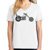 1-DAY RUSH NO MINIMUM Ladies V-Neck Short Sleeve T-Shirt Thumbnail