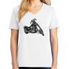 1-DAY RUSH NO MINIMUM Ladies V-Neck Short Sleeve T-Shirt Thumbnail