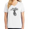 1-DAY RUSH NO MINIMUM Ladies V-Neck Short Sleeve T-Shirt Thumbnail