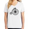 1-DAY RUSH NO MINIMUM Ladies V-Neck Short Sleeve T-Shirt Thumbnail