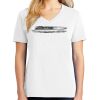 1-DAY RUSH NO MINIMUM Ladies V-Neck Short Sleeve T-Shirt Thumbnail