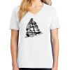 1-DAY RUSH NO MINIMUM Ladies V-Neck Short Sleeve T-Shirt Thumbnail