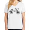 1-DAY RUSH NO MINIMUM Ladies V-Neck Short Sleeve T-Shirt Thumbnail