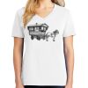 1-DAY RUSH NO MINIMUM Ladies V-Neck Short Sleeve T-Shirt Thumbnail