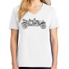 1-DAY RUSH NO MINIMUM Ladies V-Neck Short Sleeve T-Shirt Thumbnail
