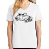 1-DAY RUSH NO MINIMUM Ladies V-Neck Short Sleeve T-Shirt Thumbnail