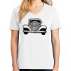 1-DAY RUSH NO MINIMUM Ladies V-Neck Short Sleeve T-Shirt Thumbnail