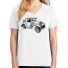 1-DAY RUSH NO MINIMUM Ladies V-Neck Short Sleeve T-Shirt Thumbnail