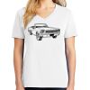 1-DAY RUSH NO MINIMUM Ladies V-Neck Short Sleeve T-Shirt Thumbnail