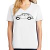 1-DAY RUSH NO MINIMUM Ladies V-Neck Short Sleeve T-Shirt Thumbnail