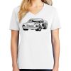 1-DAY RUSH NO MINIMUM Ladies V-Neck Short Sleeve T-Shirt Thumbnail