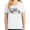 1-DAY RUSH NO MINIMUM Ladies V-Neck Short Sleeve T-Shirt Thumbnail