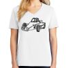 1-DAY RUSH NO MINIMUM Ladies V-Neck Short Sleeve T-Shirt Thumbnail
