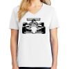 1-DAY RUSH NO MINIMUM Ladies V-Neck Short Sleeve T-Shirt Thumbnail