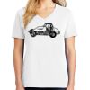 1-DAY RUSH NO MINIMUM Ladies V-Neck Short Sleeve T-Shirt Thumbnail