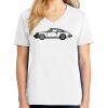 1-DAY RUSH NO MINIMUM Ladies V-Neck Short Sleeve T-Shirt Thumbnail