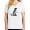 1-DAY RUSH NO MINIMUM Ladies V-Neck Short Sleeve T-Shirt Thumbnail