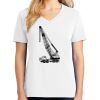 1-DAY RUSH NO MINIMUM Ladies V-Neck Short Sleeve T-Shirt Thumbnail
