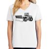1-DAY RUSH NO MINIMUM Ladies V-Neck Short Sleeve T-Shirt Thumbnail