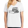 1-DAY RUSH NO MINIMUM Ladies V-Neck Short Sleeve T-Shirt Thumbnail