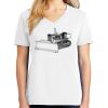 1-DAY RUSH NO MINIMUM Ladies V-Neck Short Sleeve T-Shirt Thumbnail